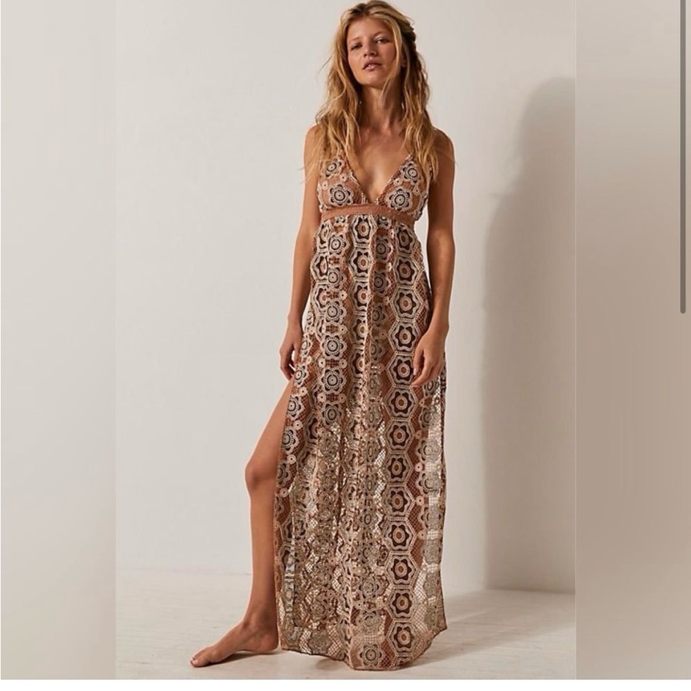 Free People Crochet Dress